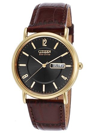 Đồng hồ Citizen mạ vàng thiết kế bắt mắt