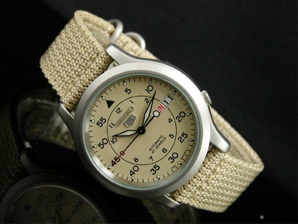 Đồng hồ nam Seiko 5 quân đội - Đơn giản mà tinh tế
