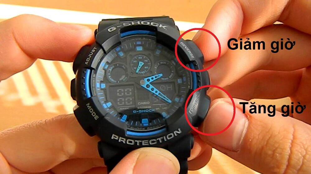 Cach su dung dong ho casio g shock