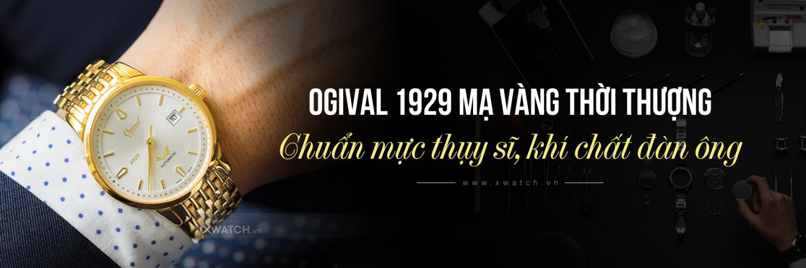 Đồng hồ Ogival OG1929-24AGK-T
