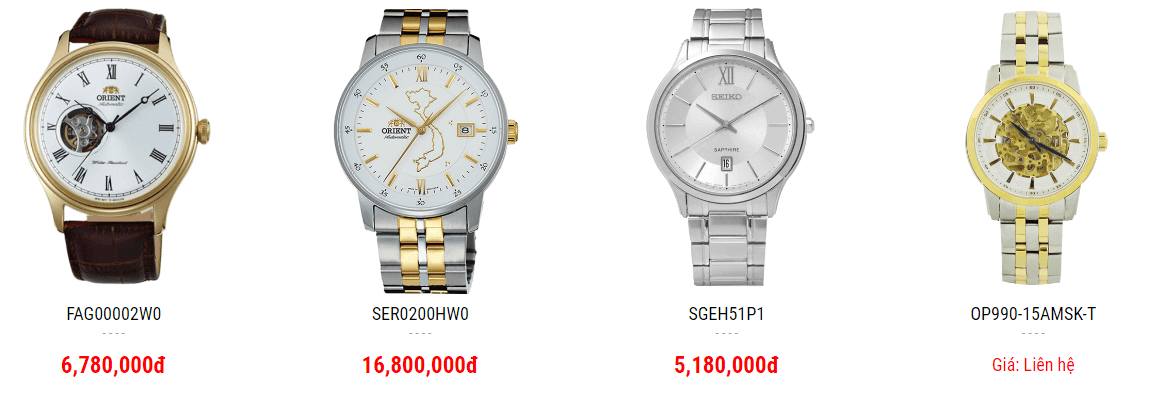 Chọn mua đồng hồ nam chính hãng tại Website Xwatch.vn